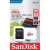 SanDisk MicroSD 64GB Ultra UHS-I + Adaptador de classe 10 - Image 2