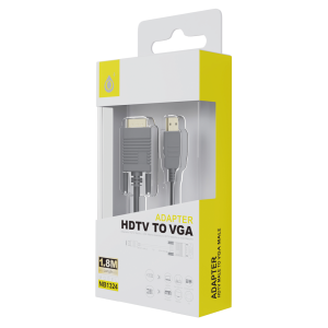 Adaptador De Vga Para Hdmi One Plus Nb1324 -1.8m Preto