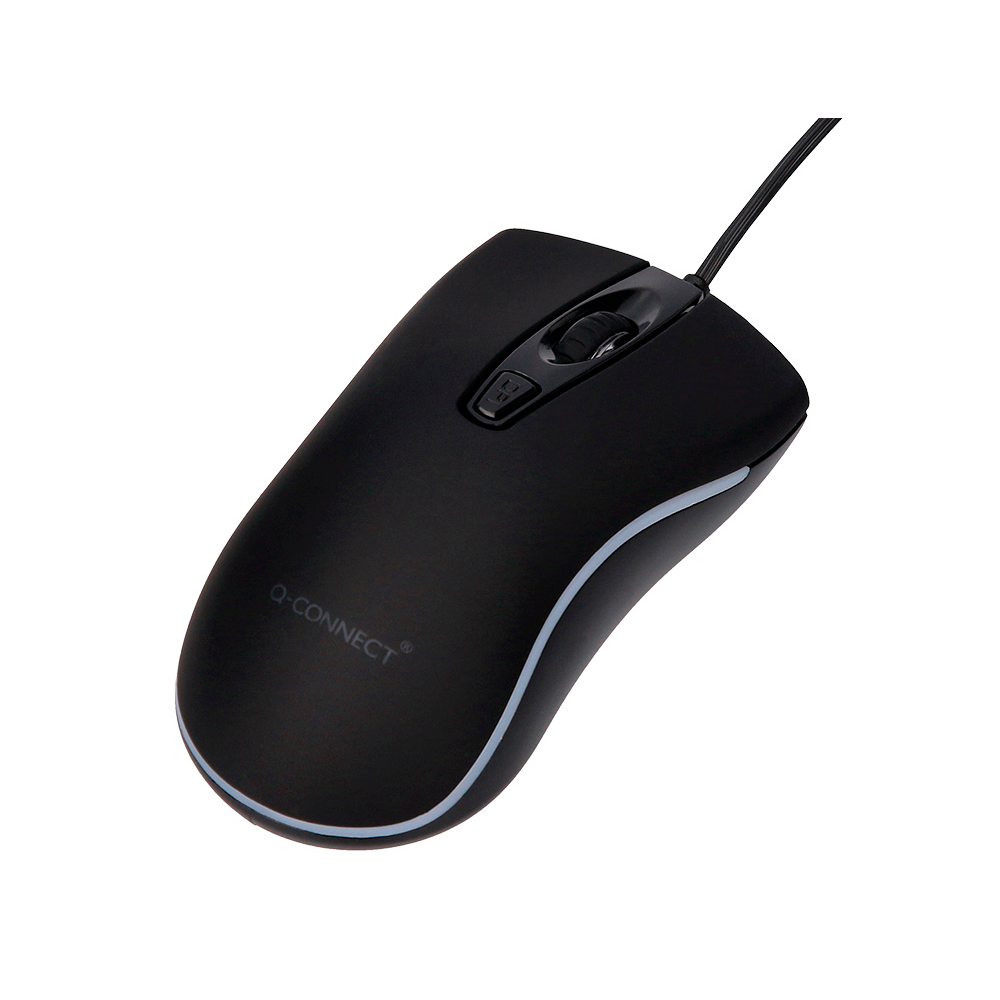 Rato Q-Connect Ótico Gaming com cabo