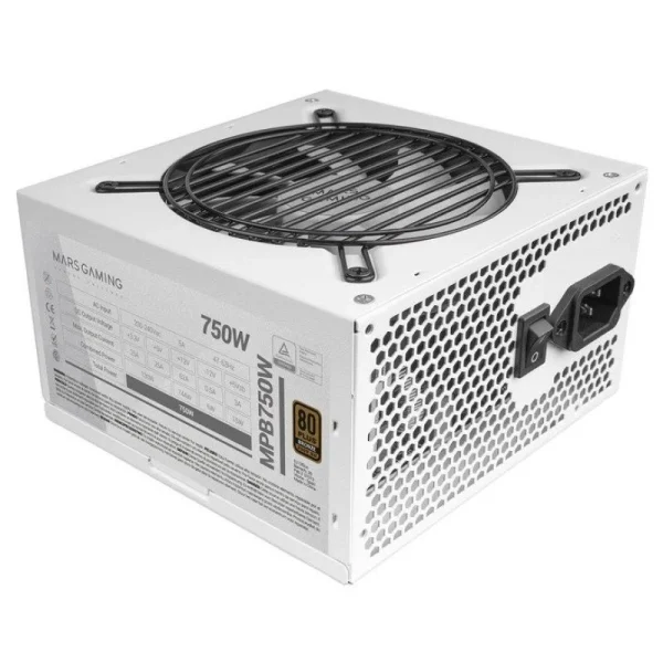 MARSGAMING MPB750, Fonte de alimentação PC 750W ATX, 80 Plus