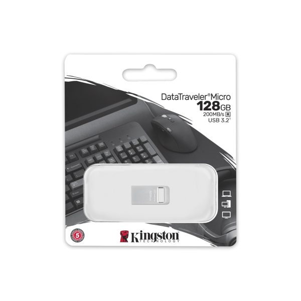 Pen Drive Kingston 128GB DataTraveler Micro USB - Image 2