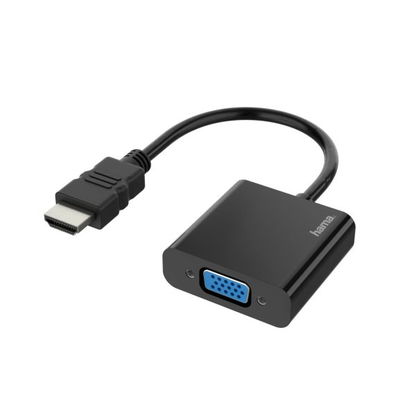 Adaptador Hama HDMI-VGA, HD 1920x1080 Pixels