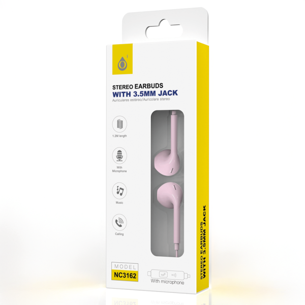 Auricular One Plus Nc3162 Rosa 3.5mm Jack Plug, High Clarity Design
