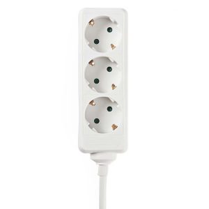 Bloco de 3 tomadas - cabo (3x1.5mm²) 5.0m - Nedis