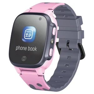 Smartwatch 2G c/ LBS de segurança para crianças + câmara e botão SOS - rosa