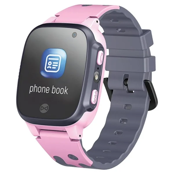 Smartwatch 2G c/ LBS de segurança para crianças + câmara e botão SOS - rosa