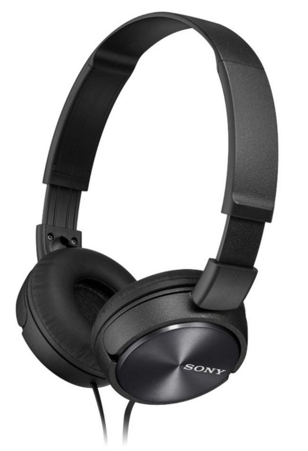 Auscultadores SONY c/ Fios (Preto) - ZX310AP