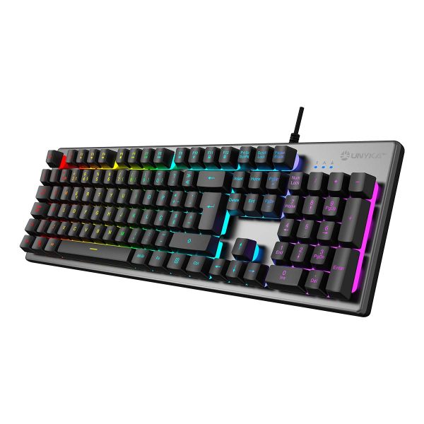 Unyka Gaming Teclado K244 Wired RGB PT