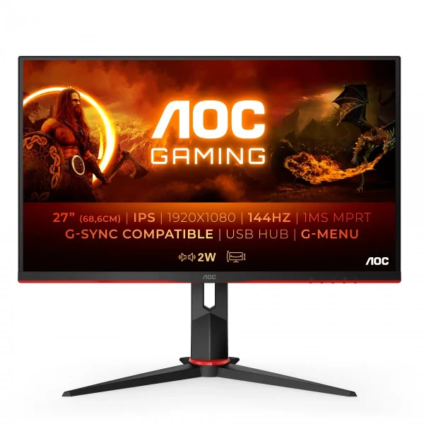 Monitor AOC - 27" Full HD IPS