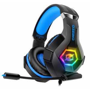 Auriculares Gaming con Micrófono Rotatorio, Luz RGB, Premium Stereo