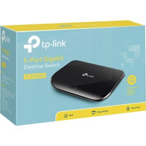 Switch TP-LINK - 5 Portas TL-SG1005D (1000 Mbps)