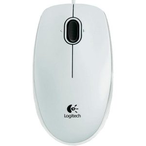 Rato c/fios USB B100 800DPI (Branco) - LOGITECH