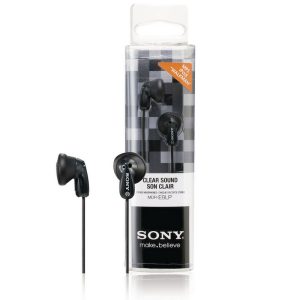 SONY AURICULARES IN-EAR PRETO MDRE9LPB