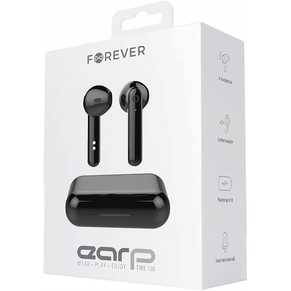 Auriculares Forever TWE-110 Earp - Preto - Image 3