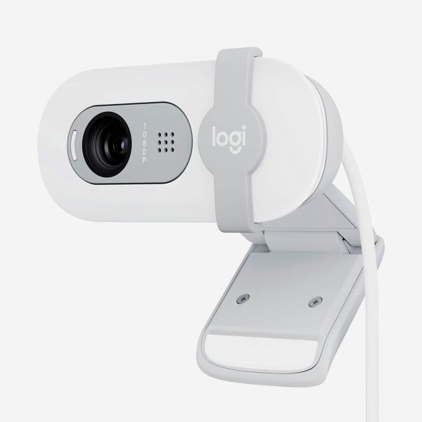Webcam Logitech Brio 100 - USB - Branco