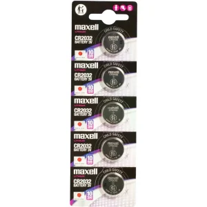 Maxell (HOLOGRAM) - Pilha de lítio CR2032 3.0V 220mAh