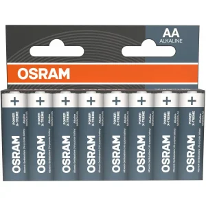 Pilhas alcalinas 1.5V LR6 / AA - [8 unid.] - Osram  Power X-TREME